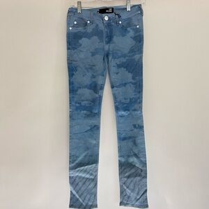 NWT Love Moschino Women's Sky Blue Skinny Jeans